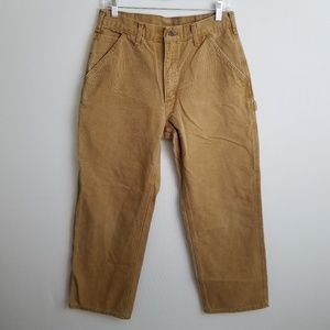 Carhartt Dungaree Fit canvas work pants mens 30x29